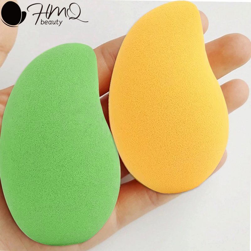 Beauty Makeup Blender - 12/2pcs Mango Shape Soft แต่งหน้าฟองน้ํา Face