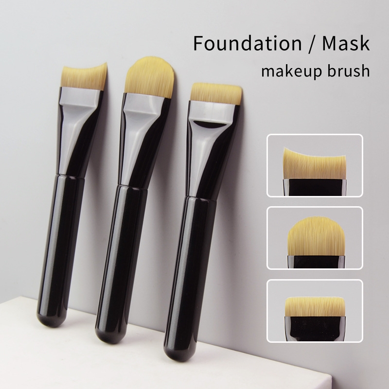 Makeup Beauty Ro - แปรงแต่งหน้ารองพื้น Ultra-Fine Hypoallergenic Nylon Bristle Top