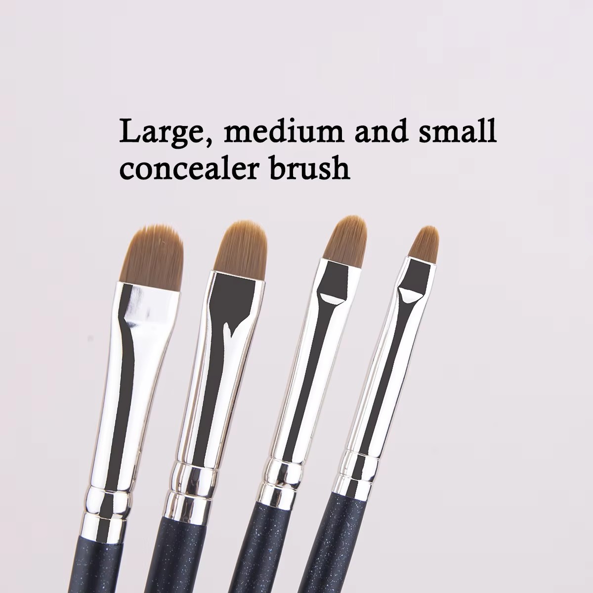 Makeup Beauty Ro - แปรงแต่งหน้าคอนซีลเลอร์รองพื้น คอนทัวร์แบบมืออาชีพ คอนซีลเลอร์ชนิดครีม เครื่องมือแต่งหน้า 4 ประเภท