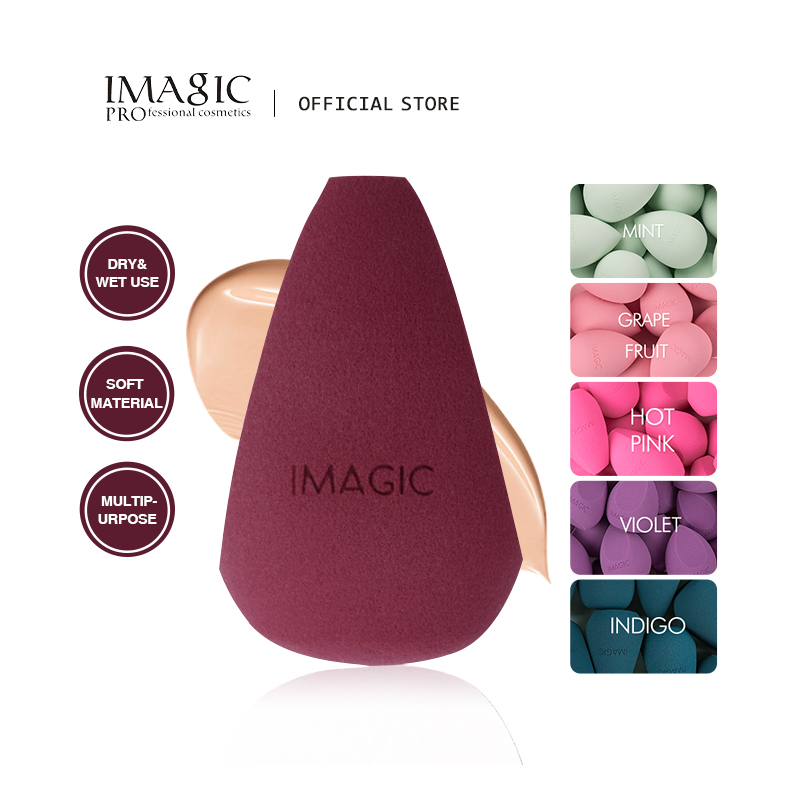 Beauty Makeup Blender - IMAGIC แต่งหน้าฟองน้ํา 10 ชิ้นพัฟเปียกและแห้ง Professional Soft