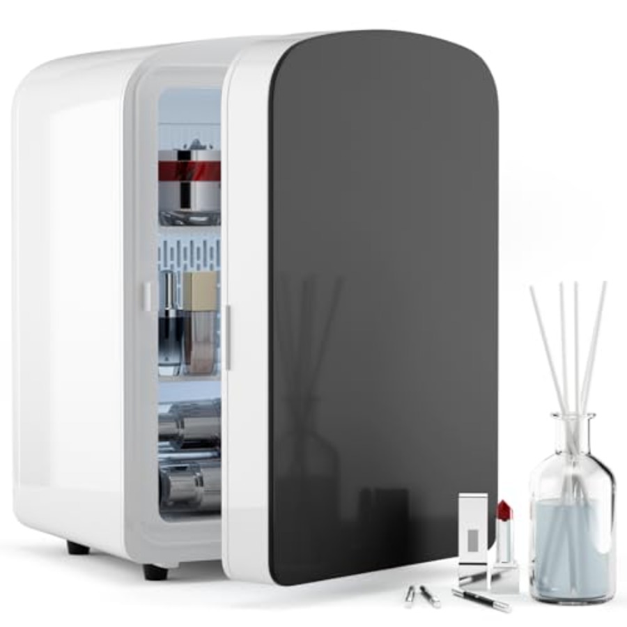 Beauty Makeup Fridge - ตู้เย็นขนาดเล็ก 9 ลิตร สำหรับห้องนอน รถยนต์ หอพัก