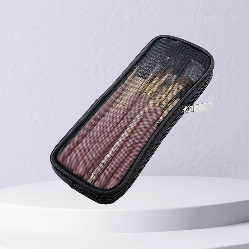 Beauty Makeup Organizer - แปรงแต่งหน้ากระเป๋าเดินทางเครื่องสําอางค์กระเป๋าใส่เครื่องสําอางค์สําหรับผู้ชายผู้หญิงเครื่องมือความงามตาข่าย Dopp ชุดกระเป๋าล้างอุปกรณ์จัดเก็บข้อมูล