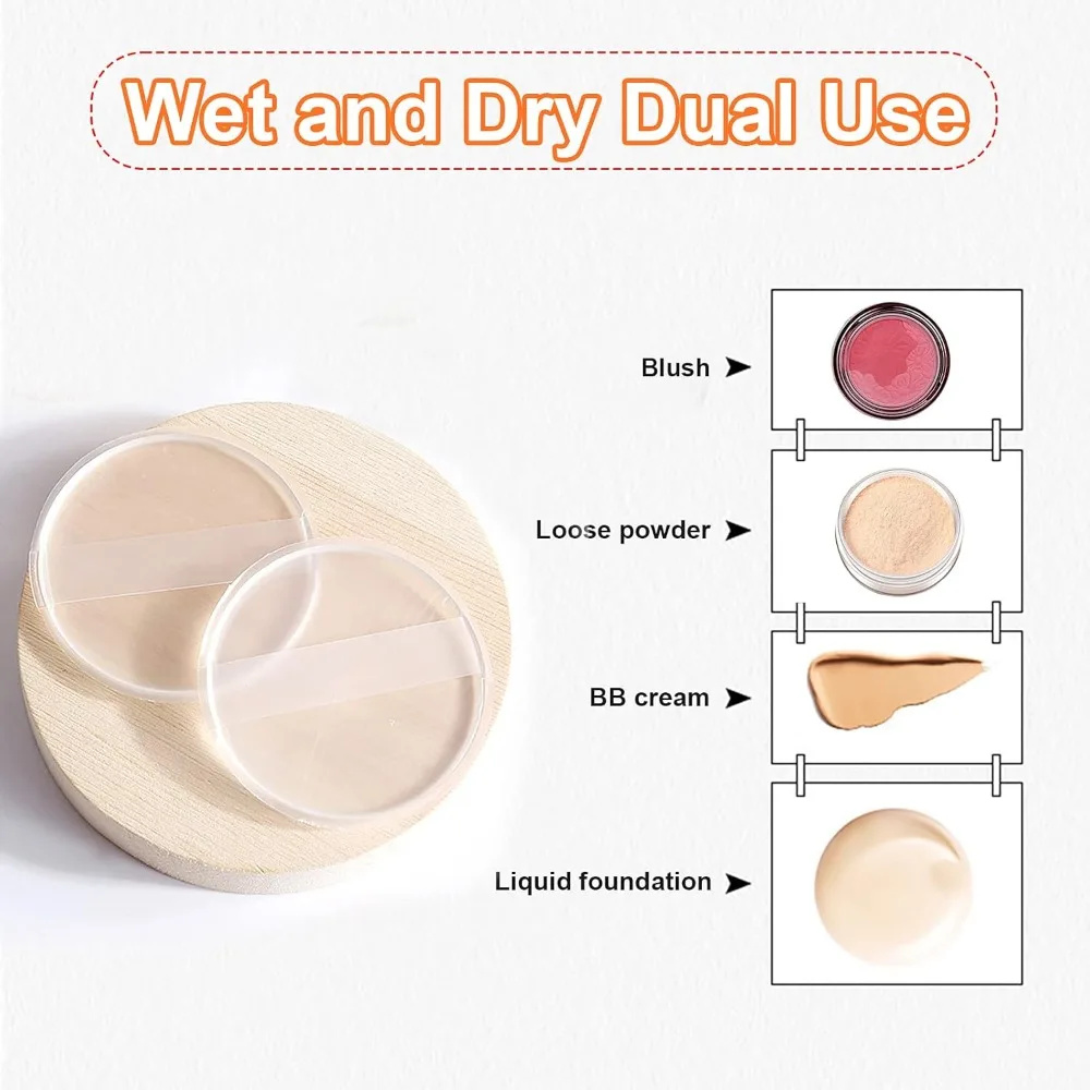 1-5 ชิ้นซิลิโคนพัฟแต่งหน้าแบบน - Beauty Makeup Blender บทวิจารณ์และราคา