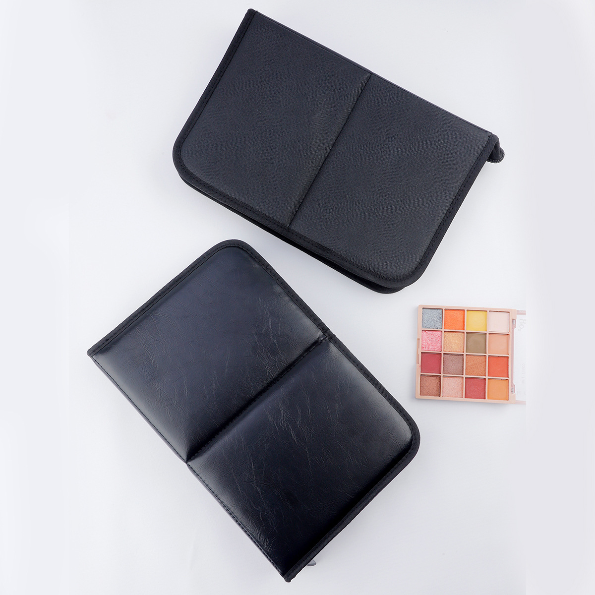 กระเป๋าเครื่องสำอางพับได้สีดำข - Beauty Makeup Organizer บทวิจารณ์และราคา