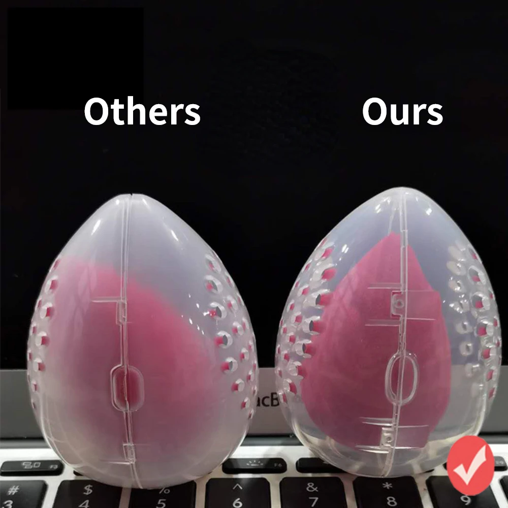 กล่องเก็บฟองน้ําเครื่องสําอางแ - Beauty Makeup Egg บทวิจารณ์และราคา