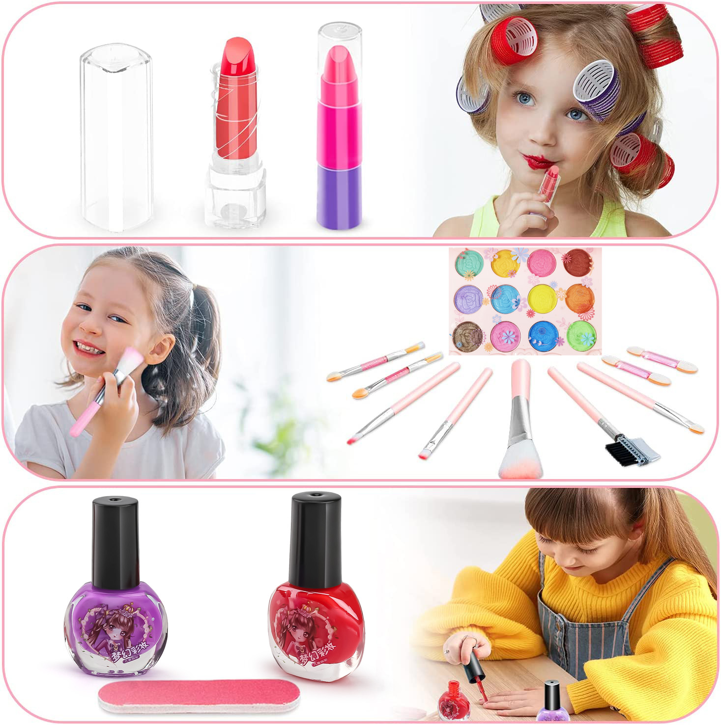 ชุดของเล่นแต่งหน้าสำหรับเด็กผู - Beauty Makeup For Girl บทวิจารณ์และราคา