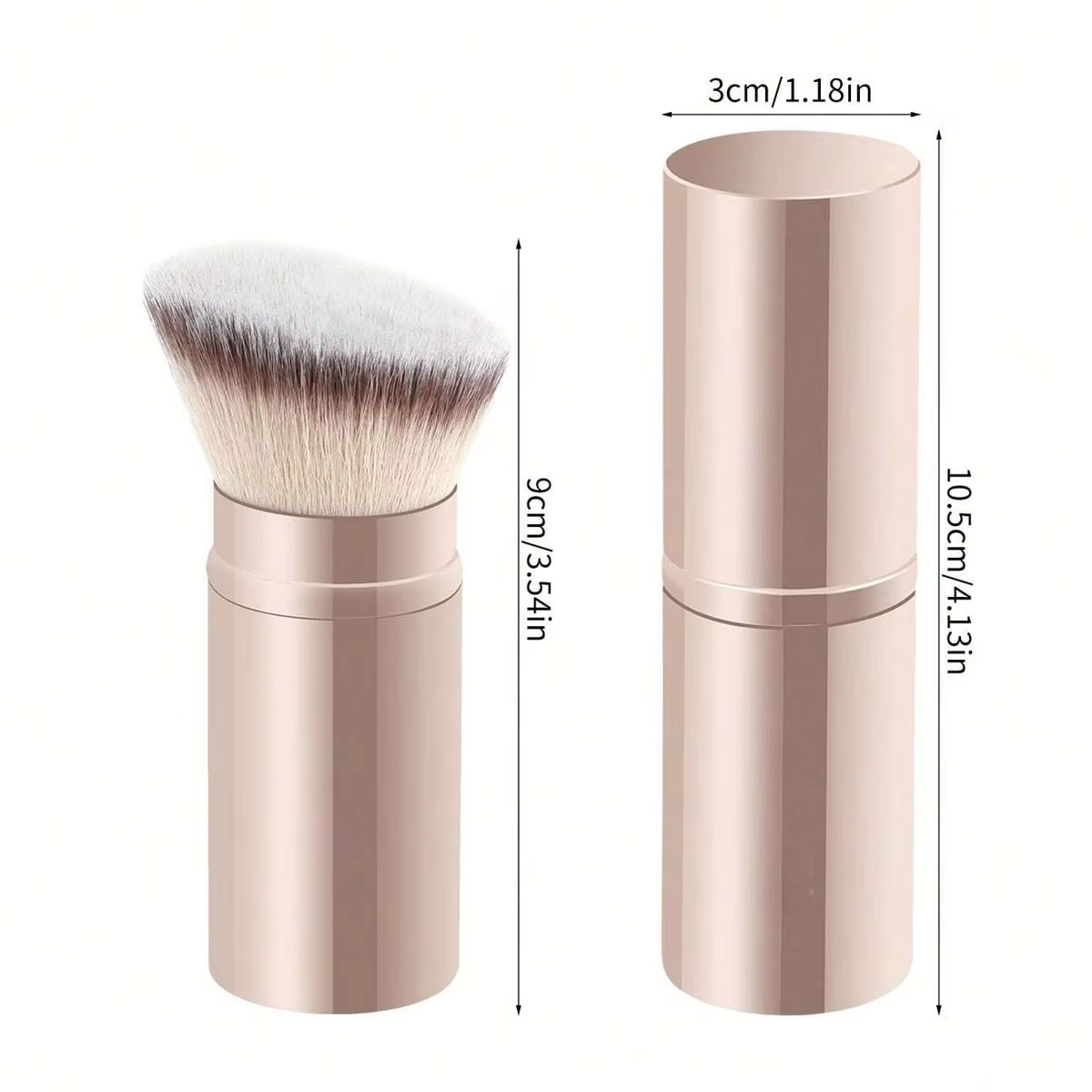 แปรงแต่งหน้าแบบหัวเฉียงมืออาชี - Makeup Beauty Ro บทวิจารณ์และราคา