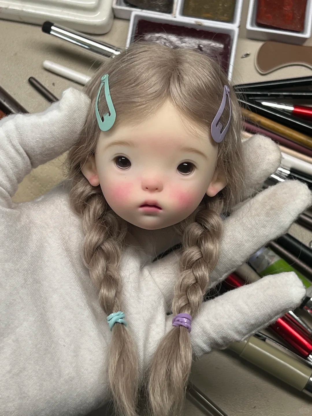 SDตุ๊กตาBJD 1/6 Landoudouหัวสา - Beauty Makeup For Girl บทวิจารณ์และราคา