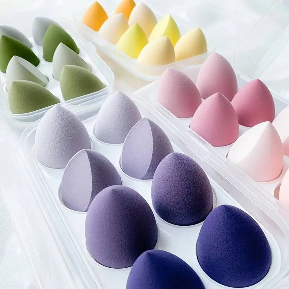 ฟองน้ำแต่งหน้า 4/8 ชิ้น ฟองน้ำ - Beauty Makeup Egg บทวิจารณ์และราคา