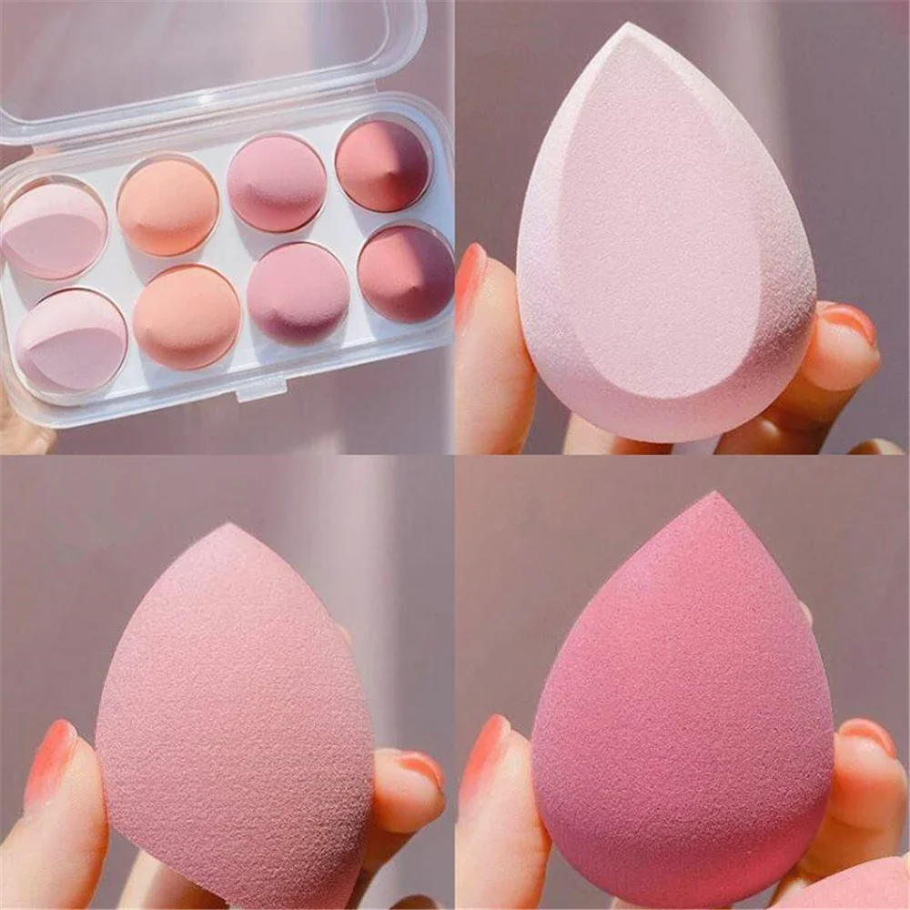 ฟองน้ำแต่งหน้า 4/8 ชิ้น ฟองน้ำ - Beauty Makeup Egg บทวิจารณ์และราคา