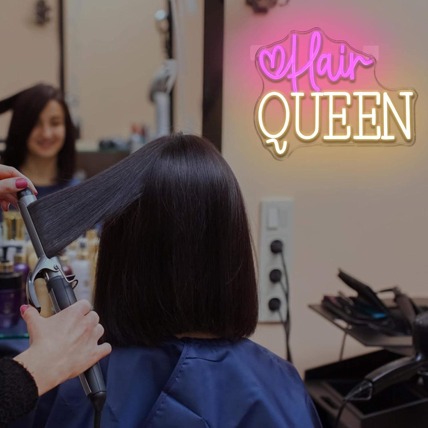 ป้ายไฟนีออน Hair Queen ปรับควา - Beauty Makeup Shop บทวิจารณ์และราคา