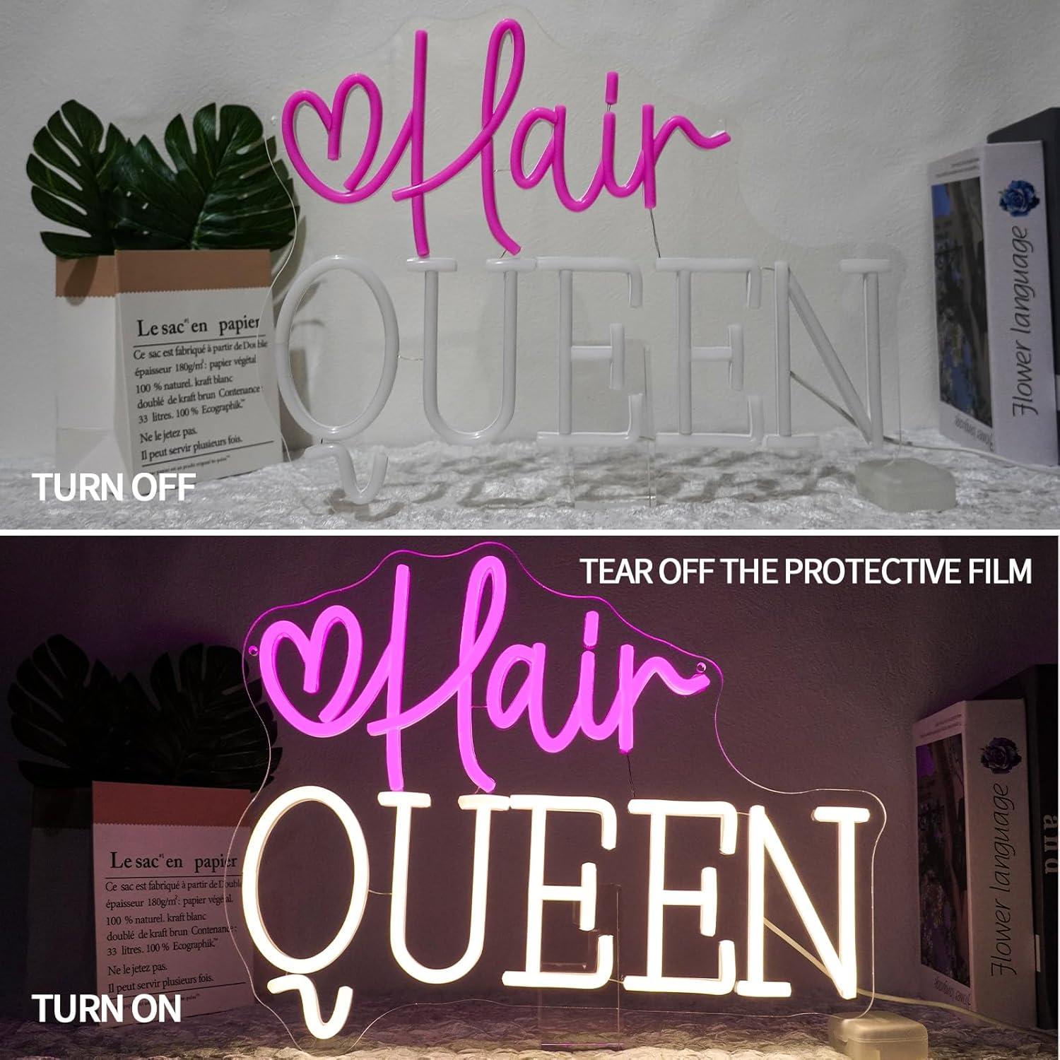 ป้ายไฟนีออน Hair Queen ปรับควา - Beauty Makeup Shop บทวิจารณ์และราคา