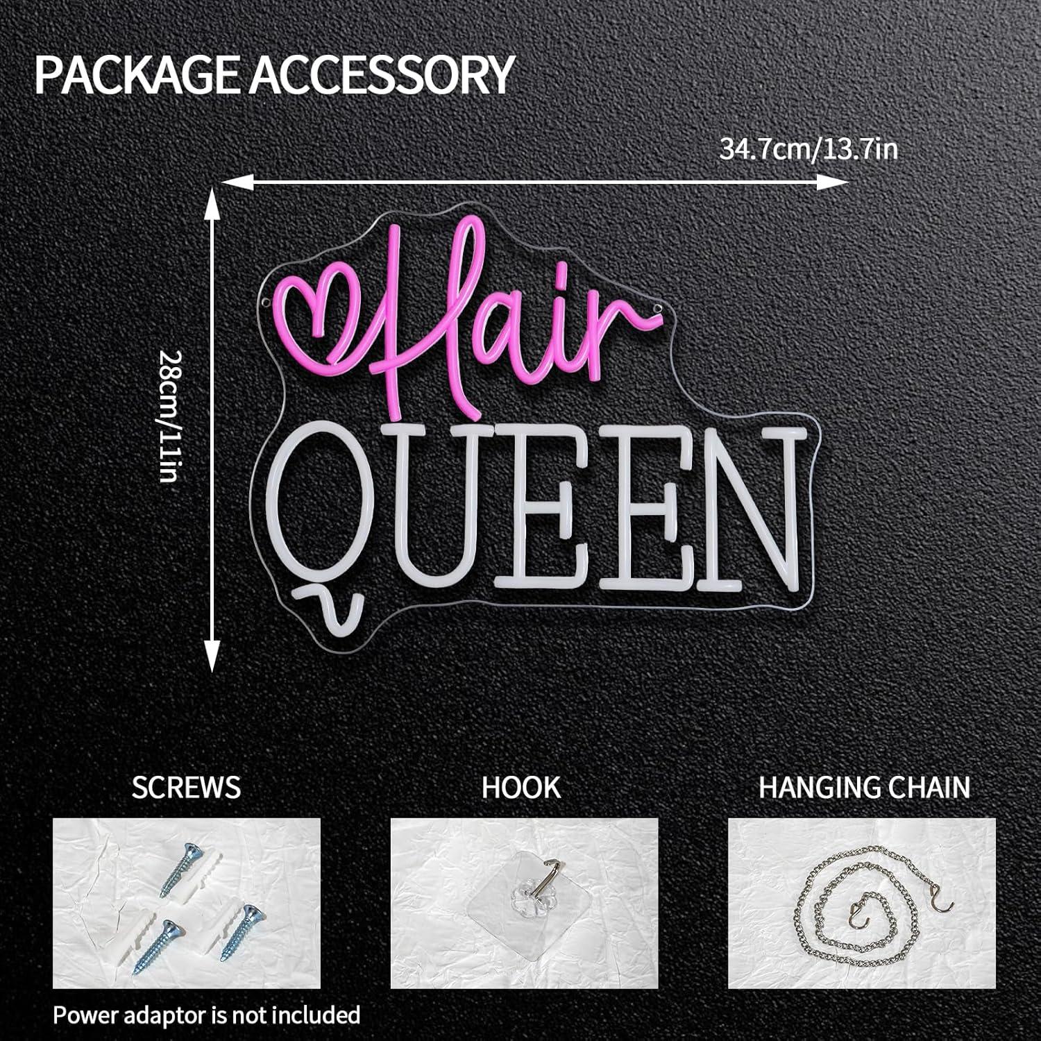 ป้ายไฟนีออน Hair Queen ปรับควา - Beauty Makeup Shop บทวิจารณ์และราคา
