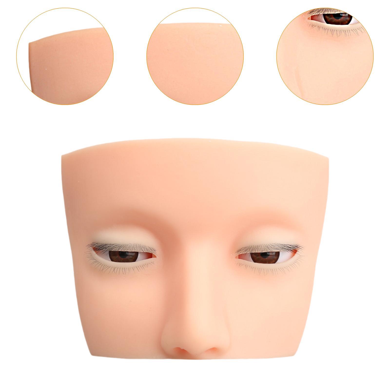 หัวหุ่นซิลิโคนสำหรับฝึกติดขนตา - Beauty Makeup School บทวิจารณ์และราคา