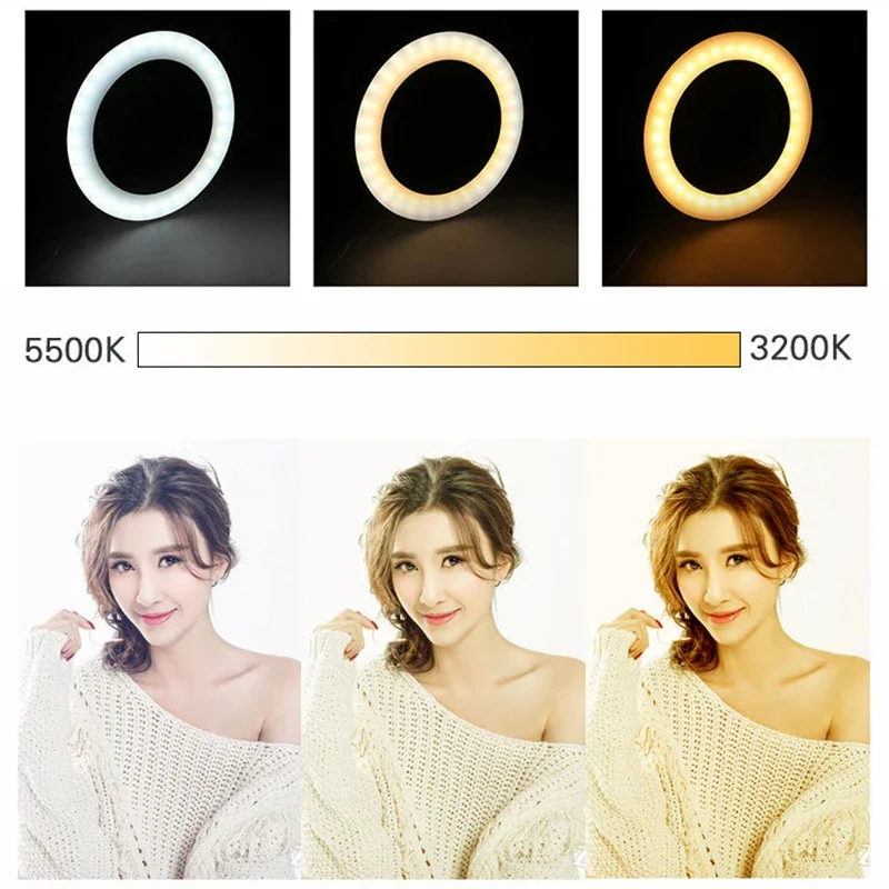 16 ซม.LED แหวนเติมแสง Video Co - Beauty Makeup Tiktok บทวิจารณ์และราคา