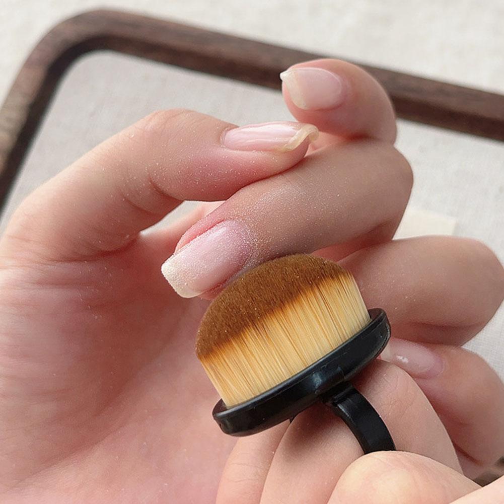 แปรงปัดฝุ่นเล็บมืออาชีพ แปรงทำ - Makeup Beauty Ro บทวิจารณ์และราคา