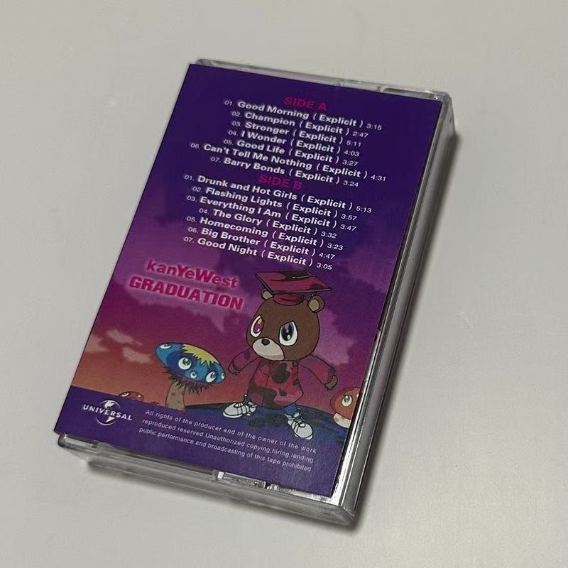 เทปเพลง Rap Kanye West Graduat - Beauty Makeup Organizer บทวิจารณ์และราคา