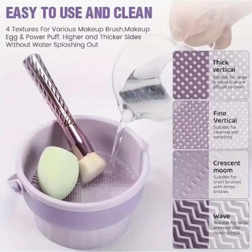 ชุดอุปกรณ์ทำความสะอาดแปรงแต่งห - Beauty Makeup Egg บทวิจารณ์และราคา