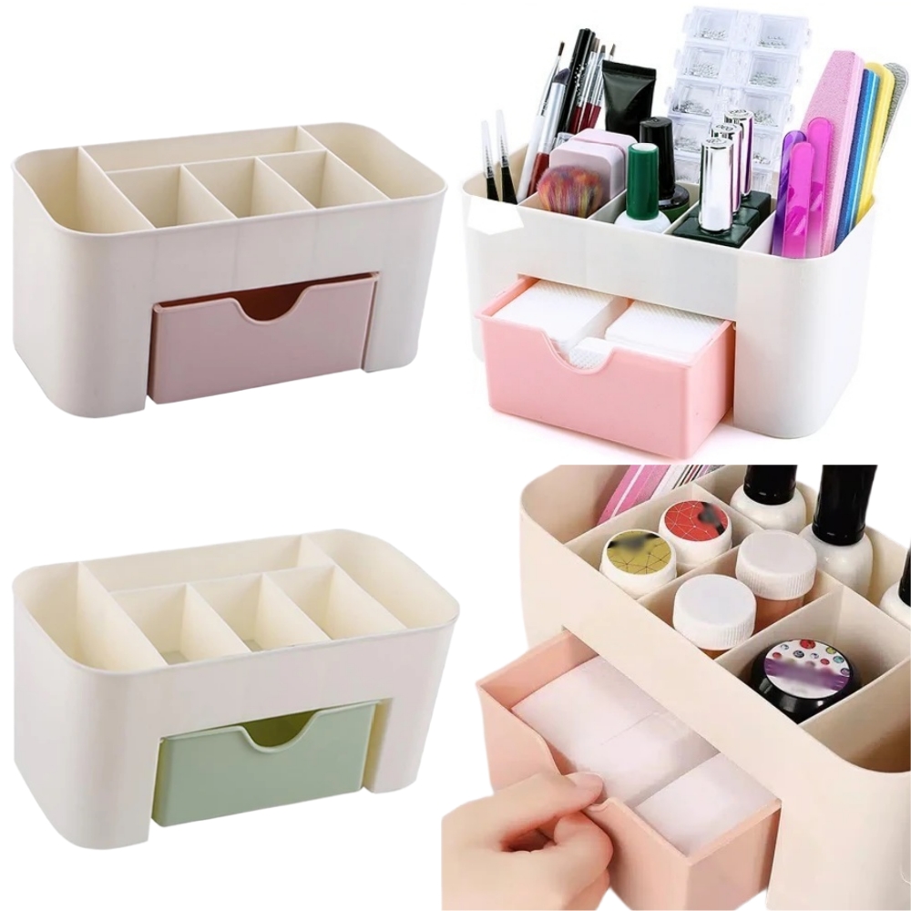 Nail Art Organizer เดสก์ท็อปลิ - Beauty Kiss Makeup บทวิจารณ์และราคา