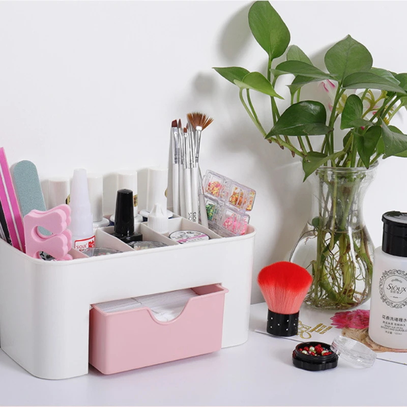 Nail Art Organizer เดสก์ท็อปลิ - Beauty Kiss Makeup บทวิจารณ์และราคา