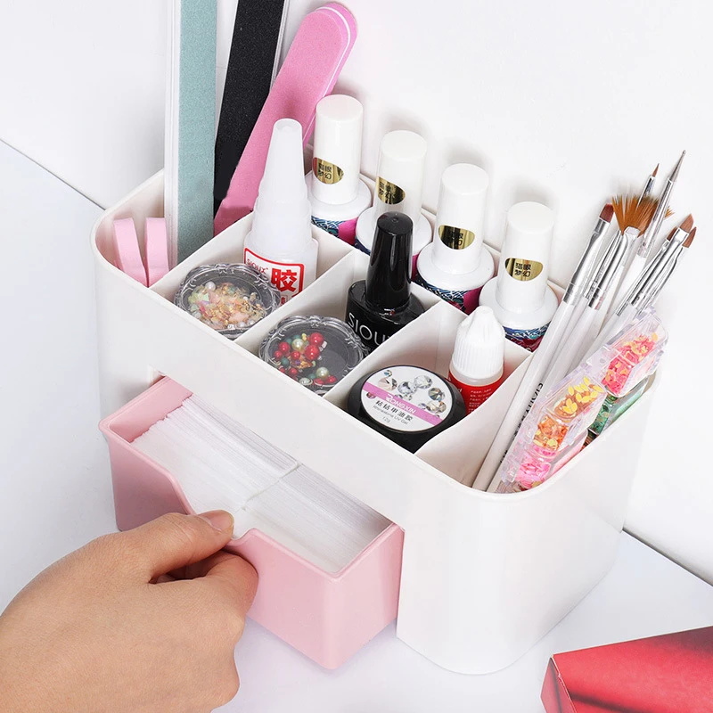 Nail Art Organizer เดสก์ท็อปลิ - Beauty Kiss Makeup บทวิจารณ์และราคา
