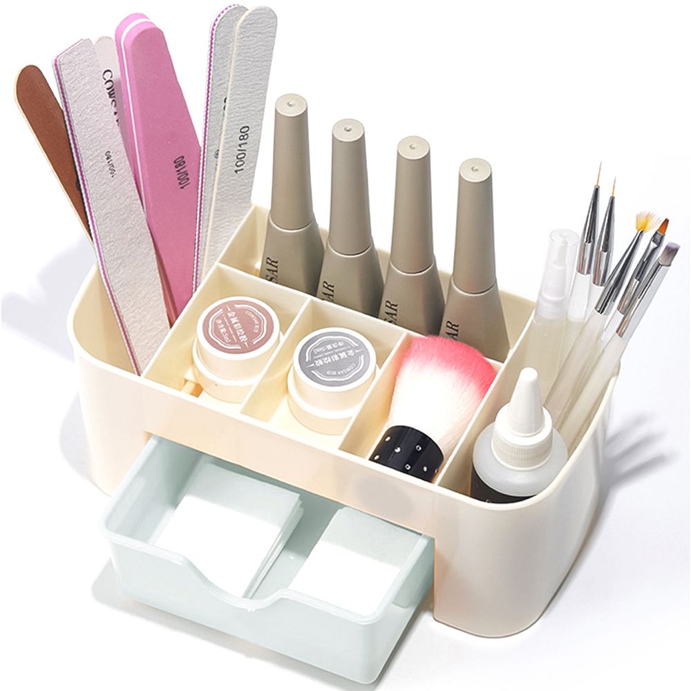 Nail Art Organizer เดสก์ท็อปลิ - Beauty Kiss Makeup บทวิจารณ์และราคา