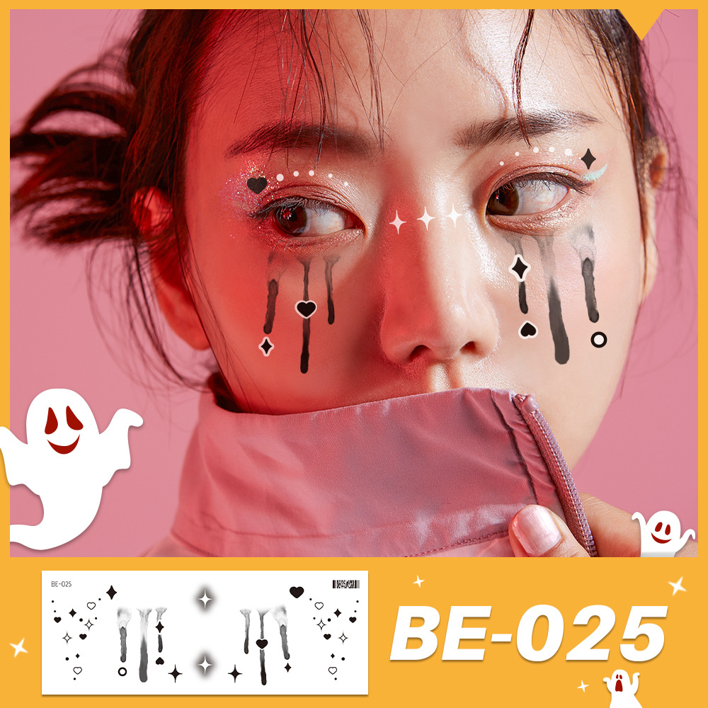 สติ๊กเกอร์แต่งหน้าฮาโลวีน 5 ชิ - Beauty Halloween Makeup บทวิจารณ์และราคา