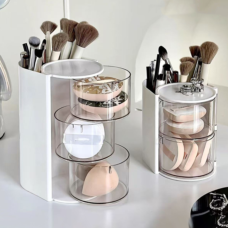 กล่องเก็บเครื่องสำอางแบบหมุนได - Beauty Makeup Egg บทวิจารณ์และราคา