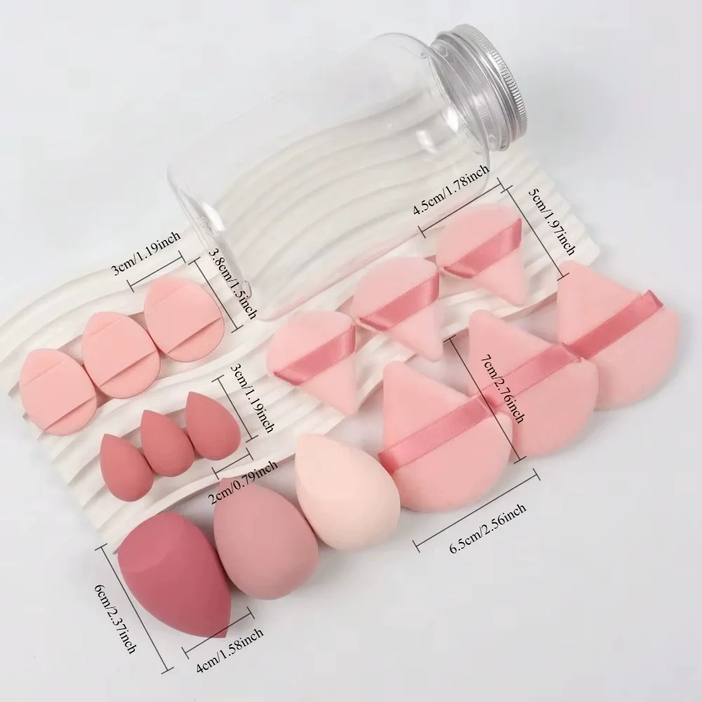12/15 ชิ้นฟองน้ำแต่งหน้า ฟองน้ - Beauty Makeup Blender บทวิจารณ์และราคา